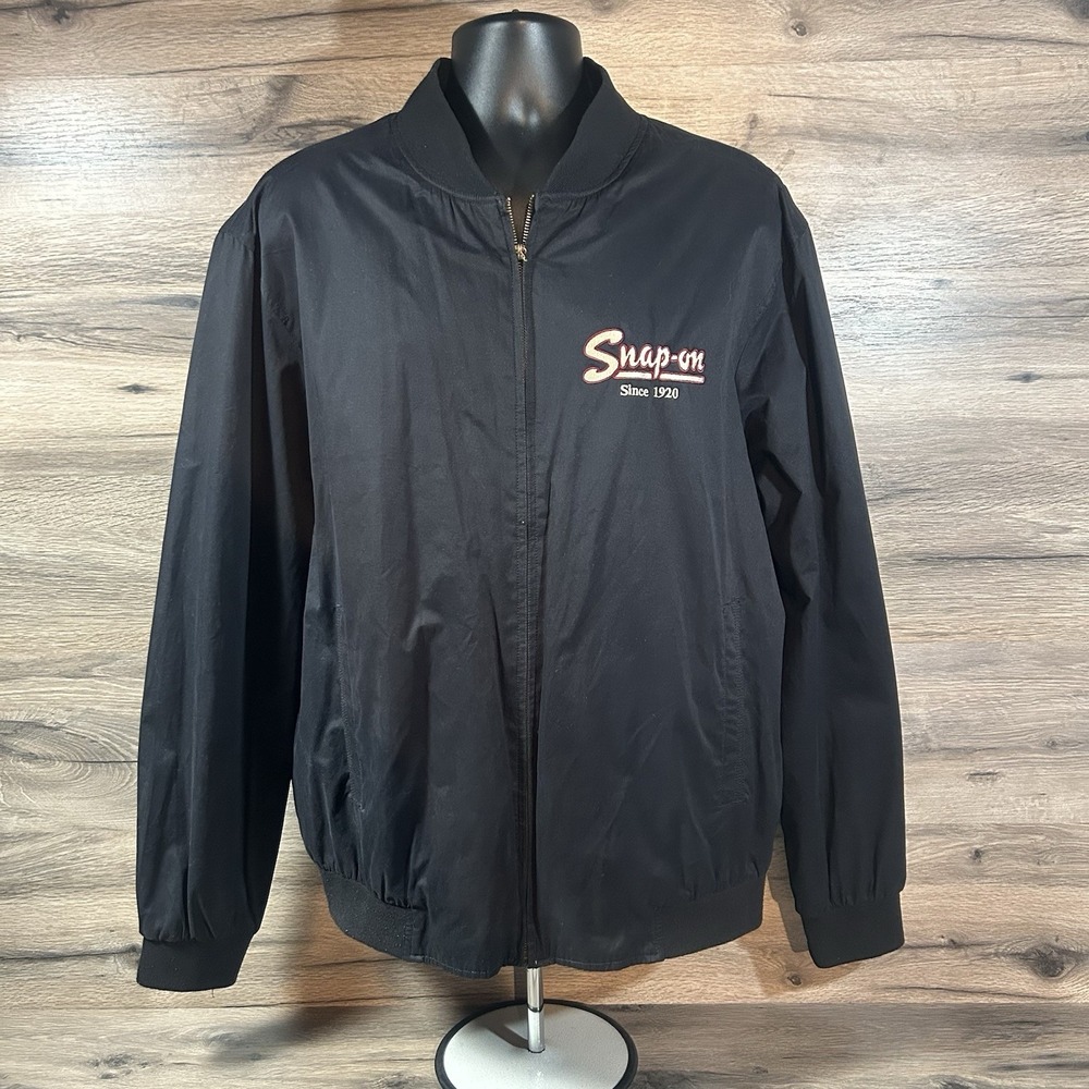 Vintage Snap-On Since 1920 Choko Motorsports Lined Jacket‎ Large Mechanic Garage